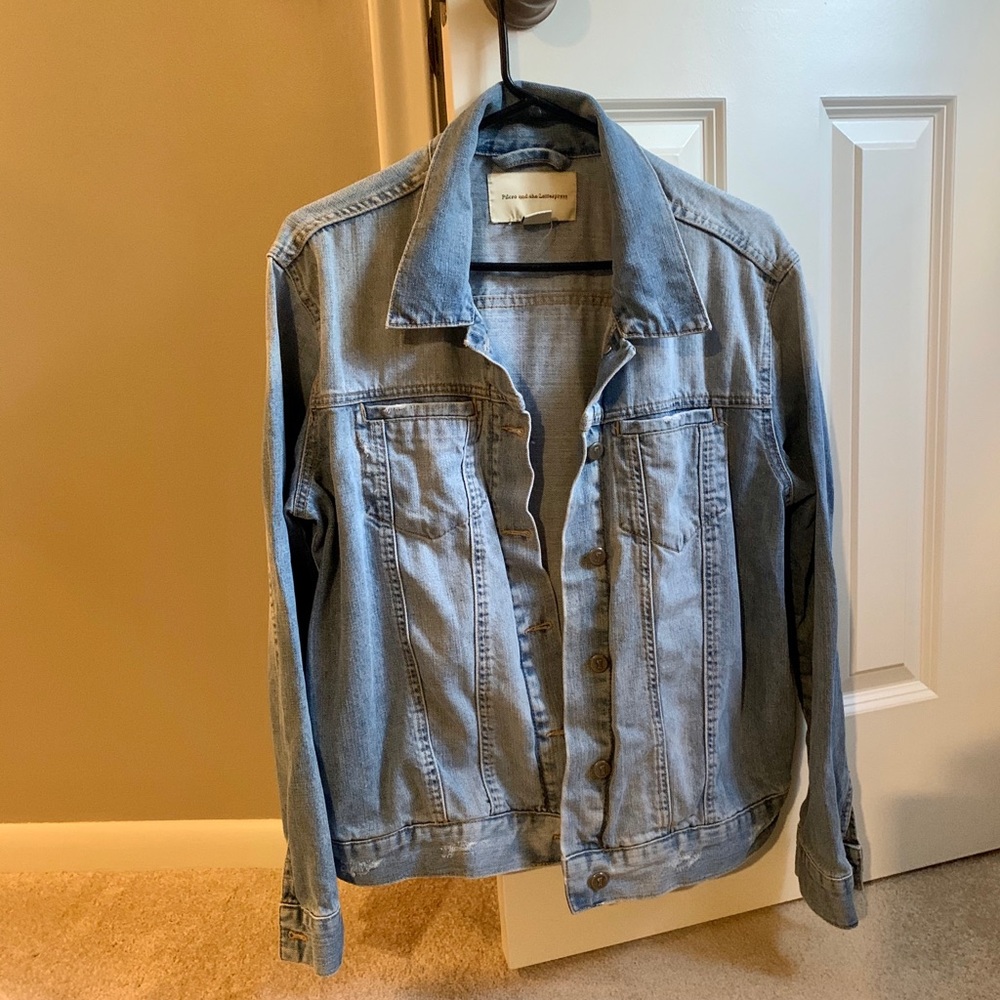 Denim jacket from Anthropologie